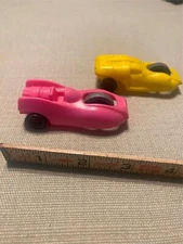 Vtg 1960's JVZ Co Gyro Wheel Racer Quaker Oats Cereal Premium Toy Cars Lot!