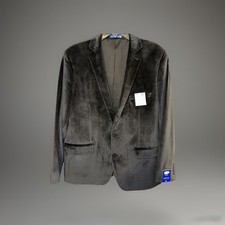 Apt9 Sport Coat Mens 46R Slim Fit Black Solid...