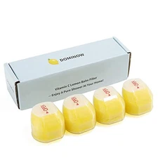 4 Pack of Lemon Balm Replacement Filters Set for Vitamin C Filter Shower Head...