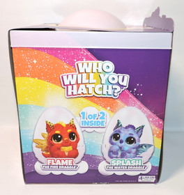 LOT OF 2 Hatchimals Alive Mystery Hatch 1 Draggle & 1 Pufficorn Surprise Toy NEW