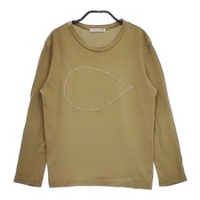 Mina Perhonen Call CM8002 Khaki Embroidered Long Sleeve TShirt Used