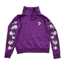 Victoria s Secret PINK Everyday Lounge Cowl Neck Sweatshirt Virtual Violet XS