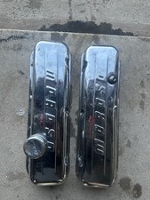 Moroso Chrome Tall Valve Cover Set For Small Block Ford - No Baffles Pair