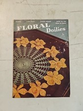 Vintage 1949 Floral Doilies Clarks Pattern Book No. 258 The Spool Cotton Co