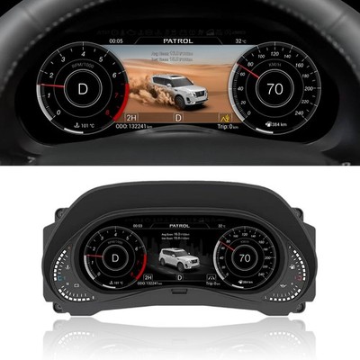 12.3Inch 1920x720LCD Digital  instrument Cluster For 2008-2022 Nissan Patrol Y62