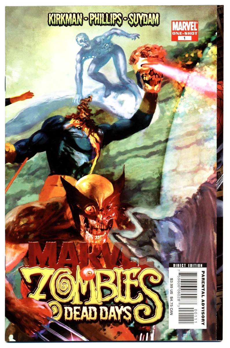 MARVEL ZOMBIES DEAD DAYS #1 F/VF, Marvel Comics 2007 Stock Image
