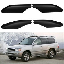 Roof Rack Side Rails End Covers Shell Cap Replacement Fit Land Cruiser 2003-2009