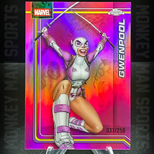 2026 Topps Chrome Marvel - Gwenpool /250 - #121 PINK REFRACTOR DEADPOOL MINT