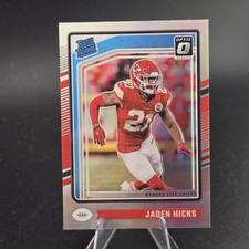 2024 Panini Donruss Optic - Rated Rookie Jaden Hicks #237 Holo Prizm (RC)