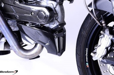 Ducati Monster Hypermotard 696 796 1100 EVO 100% Carbon Fiber Belly Pan Spoiler
