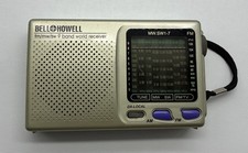 BELL HOWELL SHORTWAVE RADIO AM/FM MW SW 9 BAND WORLD RECEIVER MW.SW1-7