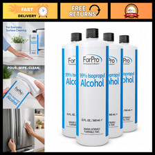 99 Isopropyl Alcohol 4pk - 1 Gal 32 fl oz Salon, Spa Home Essentials