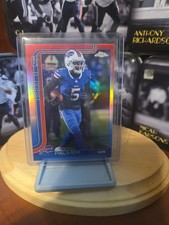 2025 Topps Chrome Football Joshua Palmer REFRACTOR COLOR MATCH