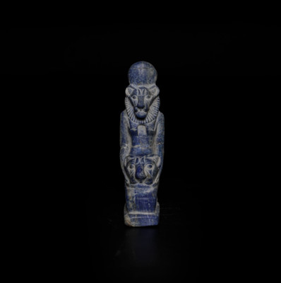 ANCIENT EGYPTIAN ANTIQUITIES RARE ANTIQUE PHARAONIC STATUE OF GODDESS SEKHMET BC