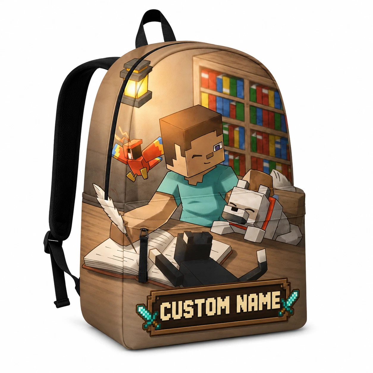 Personalized Pixel Fantasy Backpack