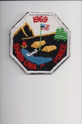 1969 Shabpona Camporee patch (Thread Break)