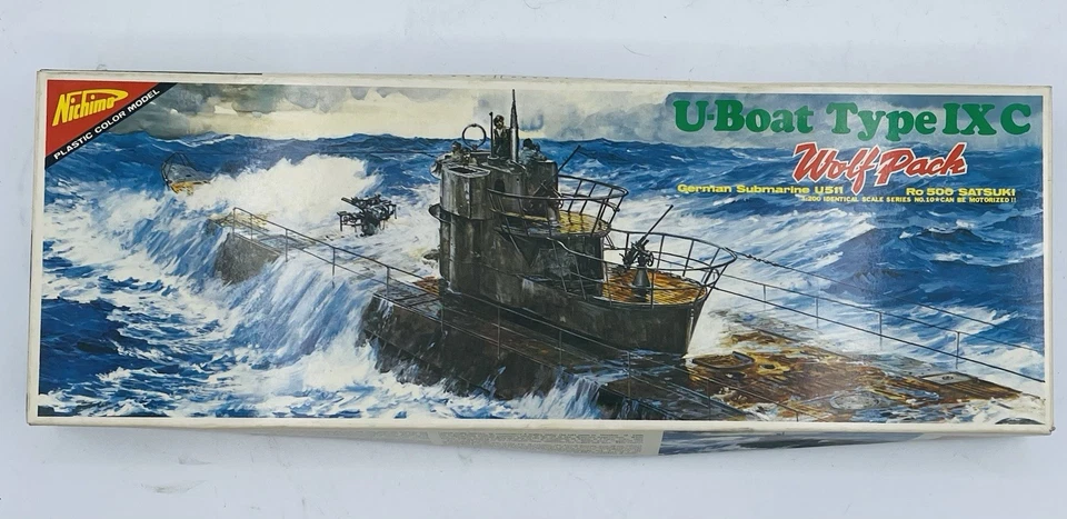 1/200 Nichimo Submarino Alemán U511 U-Boat Tipo IX C Modelo Kit Nuevo en Caja Sellado Foto 2 de 4