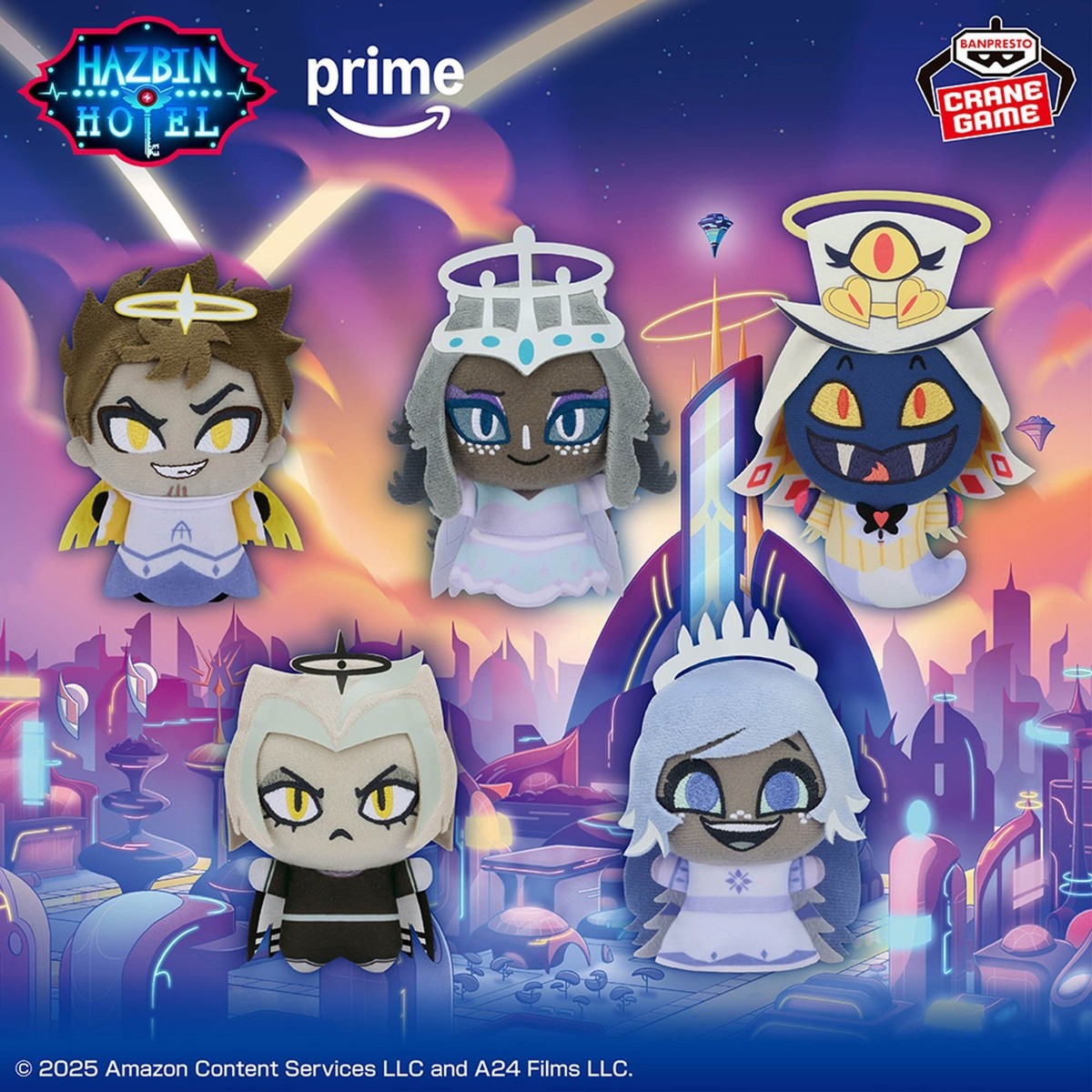 Hazbin Hotel Plush Doll Vol.5 Complete Set of 5 BANPRESTO JAPAN
