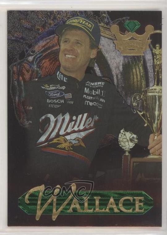 1996 Crown Jewels Elite Emerald 148/599 Rusty Wallace #32 HOF 2s1