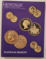 Heritage World Ancient Coins Auction Catalog Roman Russia Platinum Catherine 