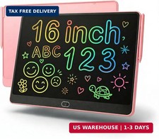 16 Inch Large LCD Writing Tablet for Kids, Colorful Reusable Electronic Doodle B