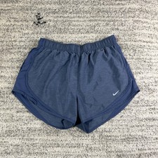 Nike Dri-FIT Women s Blue Running Shorts Medium Athletic Gym Activewear