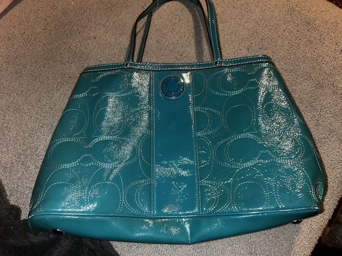Coach Tote Blue Bags & Handbags for Women for sale - eBay