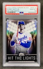 2025 Topps Chrome Black BOBBY WITT Jr Hit The Lights Case Hit SP Gem Mint PSA 10