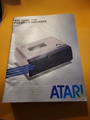 VTG ATARI Computer 1010 Program Tape Recorder Manual Owners Guide 1982 Book 