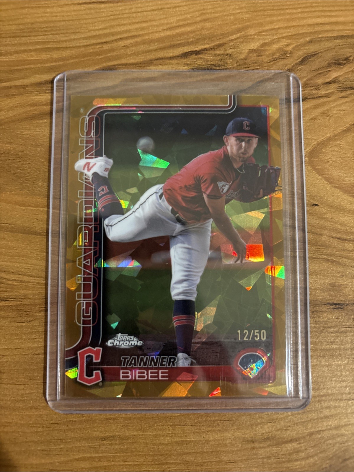 2025 Topps Chrome Sapphire Edition - Tanner Bibee, Tanner Bibee #236 Gold /50