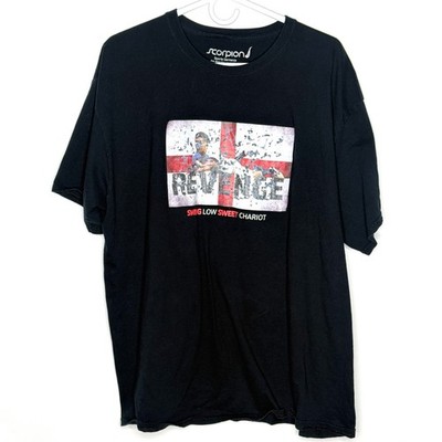 Scorpions Rugby T Shirt Black XXL Men's Revenge Swing Low Sweet Chariot