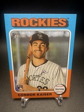 2024 Topps Heritage High Number Connor Kaiser Rookie #700 Colorado Rockies
