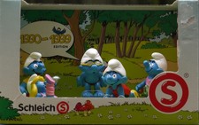 SCHLEICH SMURFS 5 PACK 1970-1979 1990-1999 EDITIONS NEW Made in Germany NEW