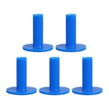 5 Pcs 2.76" Rubber Golf Tees Tall Practice Training Driving Range Blue