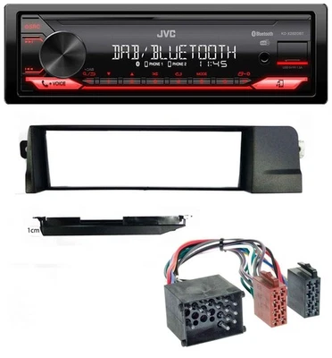 JVC Bluetooth USB DAB MP3 Autoradio für BMW 3er E46 Profiversion Rundpin - Bild 1 von 4