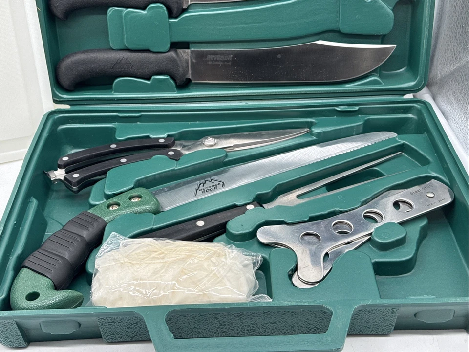 Уличный игровой процессор 12 шт. портативный набор мясников охотничьи ножи полевые инструменты - Изображение 3 из 4