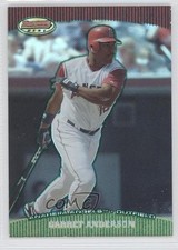2004 Bowman's Best Green 41/100 Garret Anderson #BB-GA 0a6