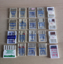 Sewing Machine Needles Job Lot 20 pks (73 needles in total) Schmetz/Organ/others