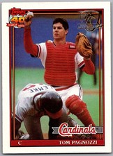 1991 Topps - Tom Pagnozzi #308 Operation Desert Shield