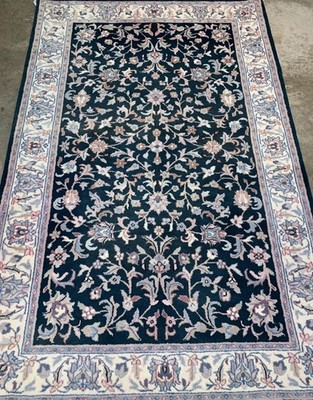 4'x6' Hand-Knotted Wool All-over Area Rug - 4x6 Handmade Carpet