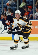 Colton Orr Boston Bruins warms up prior to taking on the New- Ice Hockey Photo