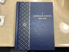1909 - 1940 Lincoln Cents Coin Collection Whitman 85 Coins Pds Almost Complete