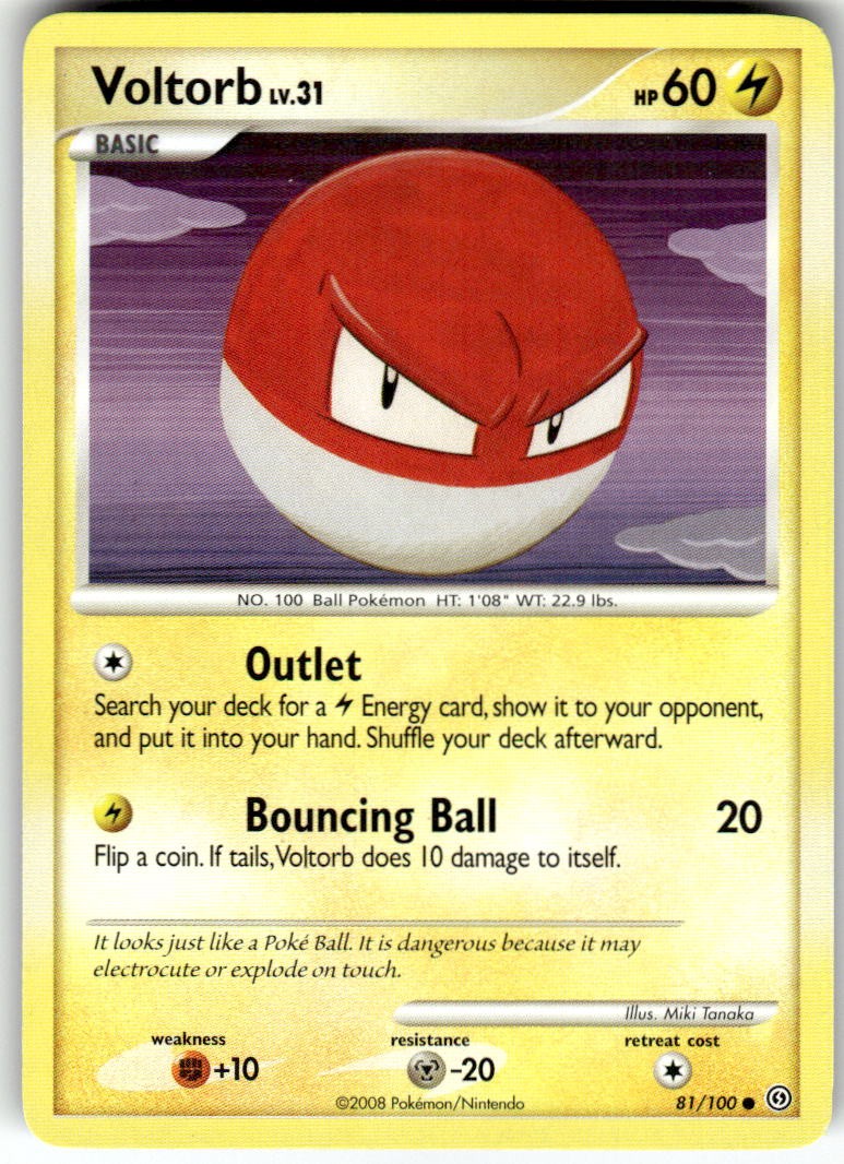Voltorb (81) Stormfront 81/100 2008 NM