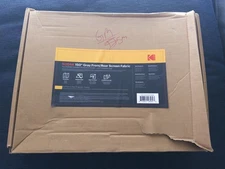 KODAK 150” Replacement Dual Projector Screen, Front and Rear Projection - Gray