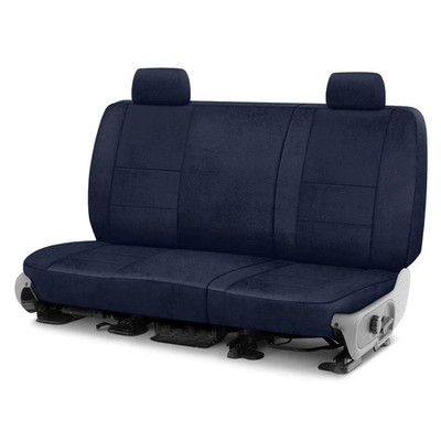 For Nissan Armada 17-20 Coverking Velour 2nd Row Dark Blue Custom Seat Covers