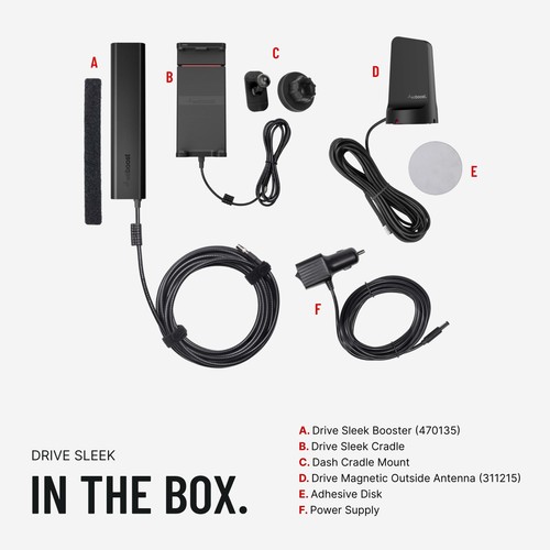 Drive Sleek - Model 470135 - Portable Signal Booster for Cars, SUVs, Trucks &... - Picture 6 of 9