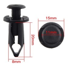 100 pezzi clip parafango in plastica rivetti corpo per Polaris RZR 900 800 570 2008-2014