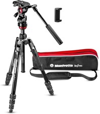 Manfrotto befree live Aluminum Tripod Black Twist Lock JP A00032BMN with Case