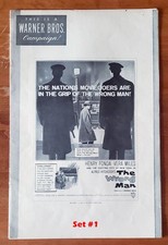 Hitchcock THE WRONG MAN - vintage 1957 Warner Bros. pressbook &ndash; Henry Fonda