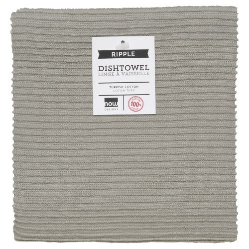 Now Designs Dishtowel, London Gray Ripple (197422)